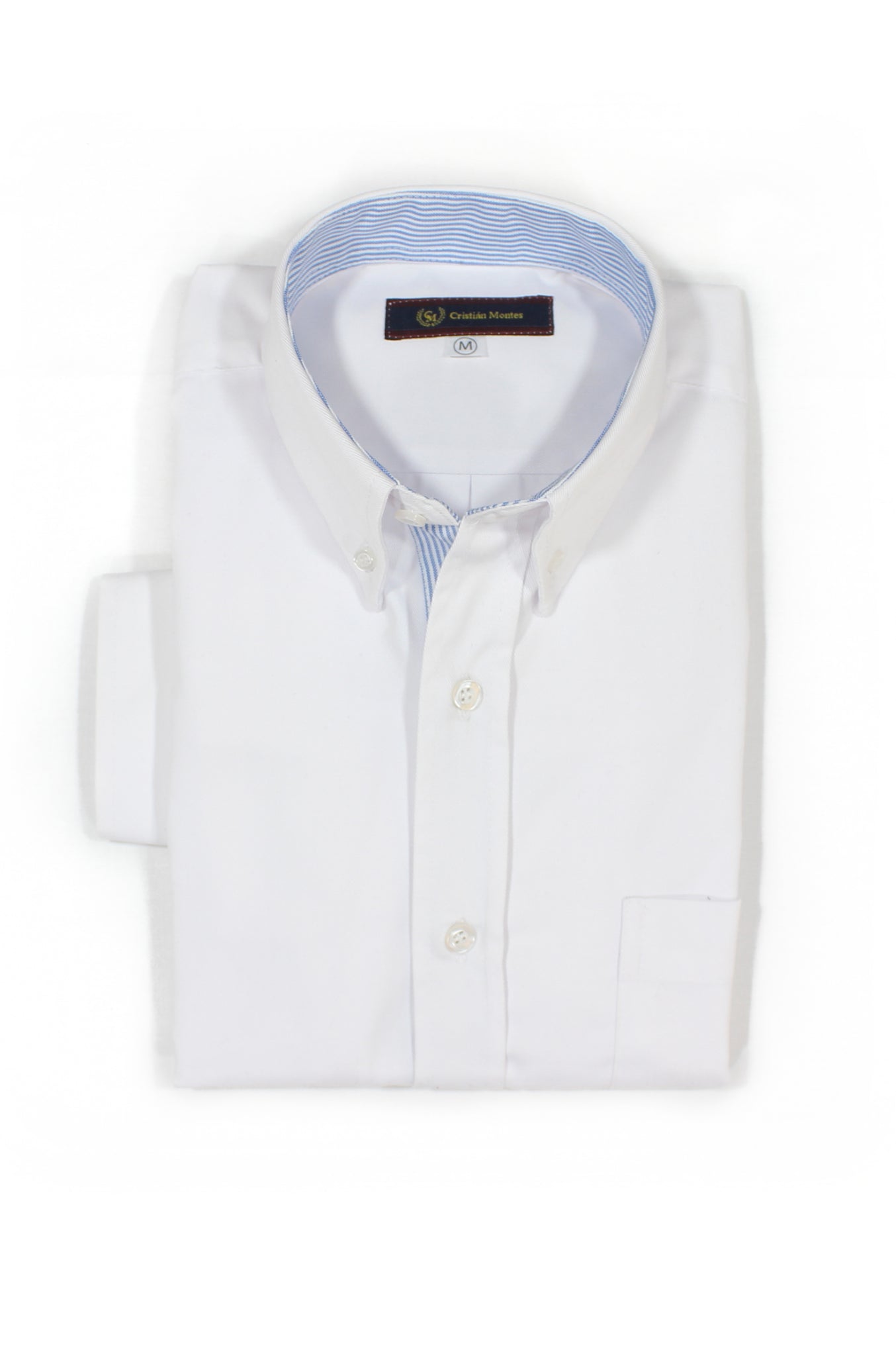 Camisa Manga Larga Oxford Nacional - Blanco